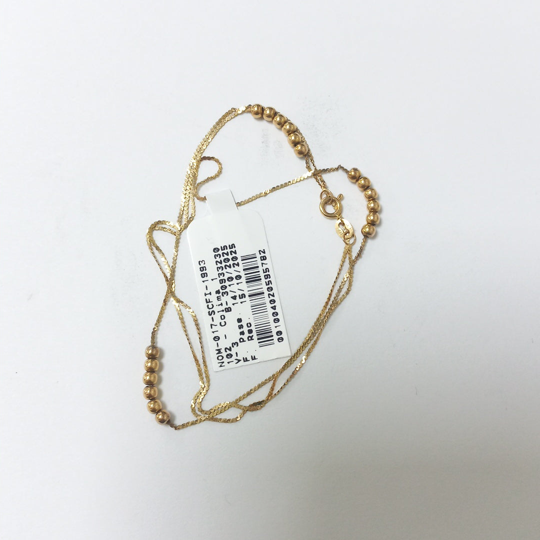 GARGANTILLA. ORO. 14 K 2 GRMS (SEMINUEVO)