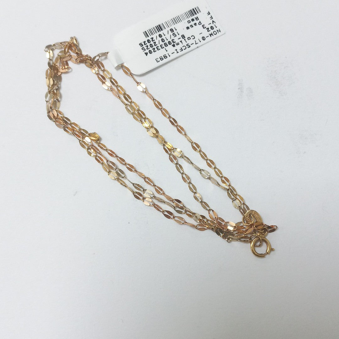CADENA. ORO. 10 K 1.1 GRMS (SEMINUEVO)