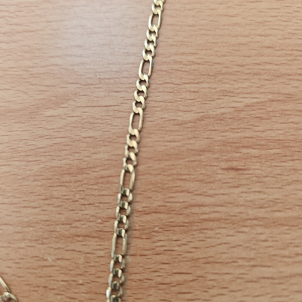 CADENA,MEDALLA RELIGIOSA ORO 14 K 12,10 GRMS (SEMINUEVO)