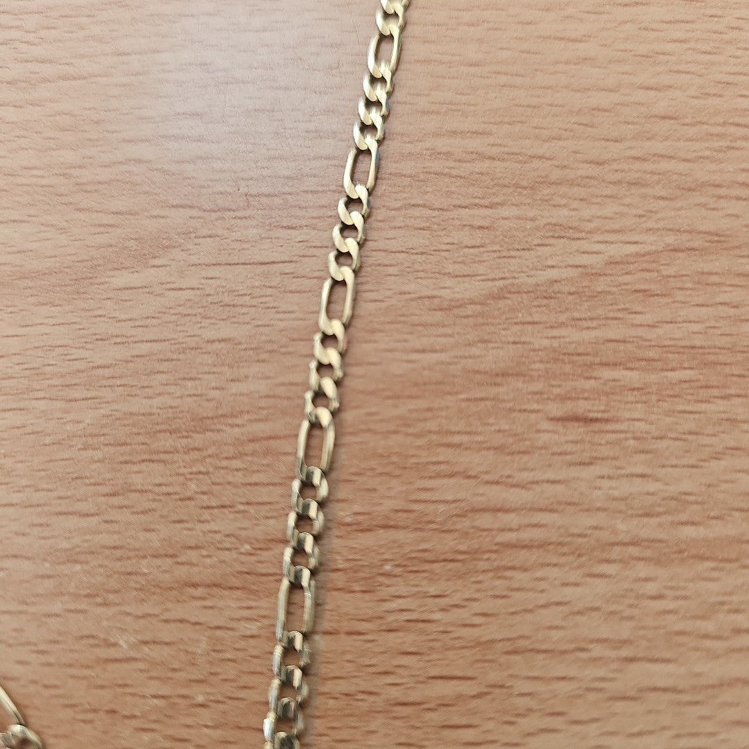 CADENA,MEDALLA RELIGIOSA ORO 14 K 12,10 GRMS (SEMINUEVO)
