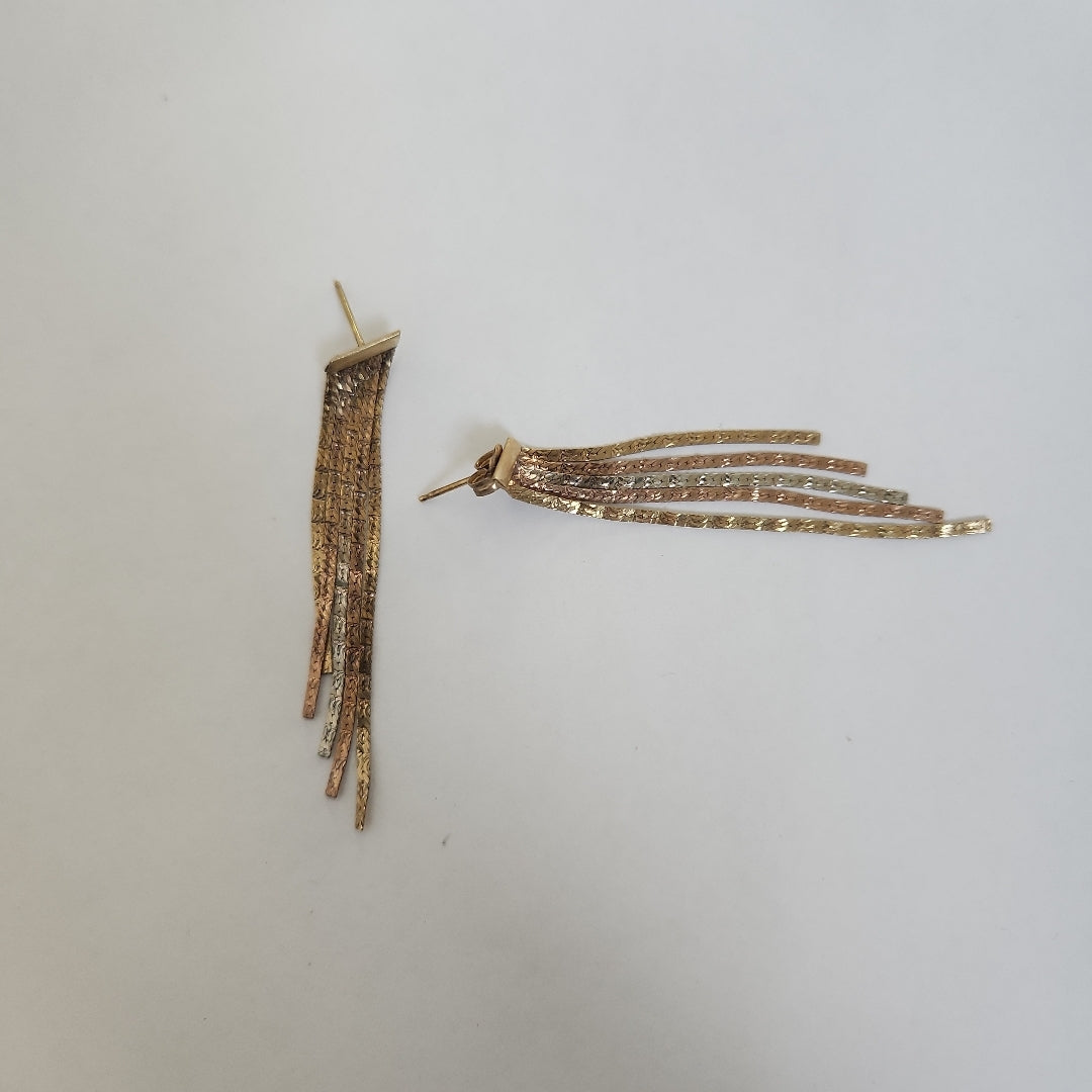 ARETES PAR ORO 14 K 2,80 GRMS (SEMINUEVO)