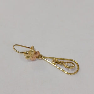 ARETES PAR. ORO. 10 K 3.6 GRMS (SEMINUEVO)