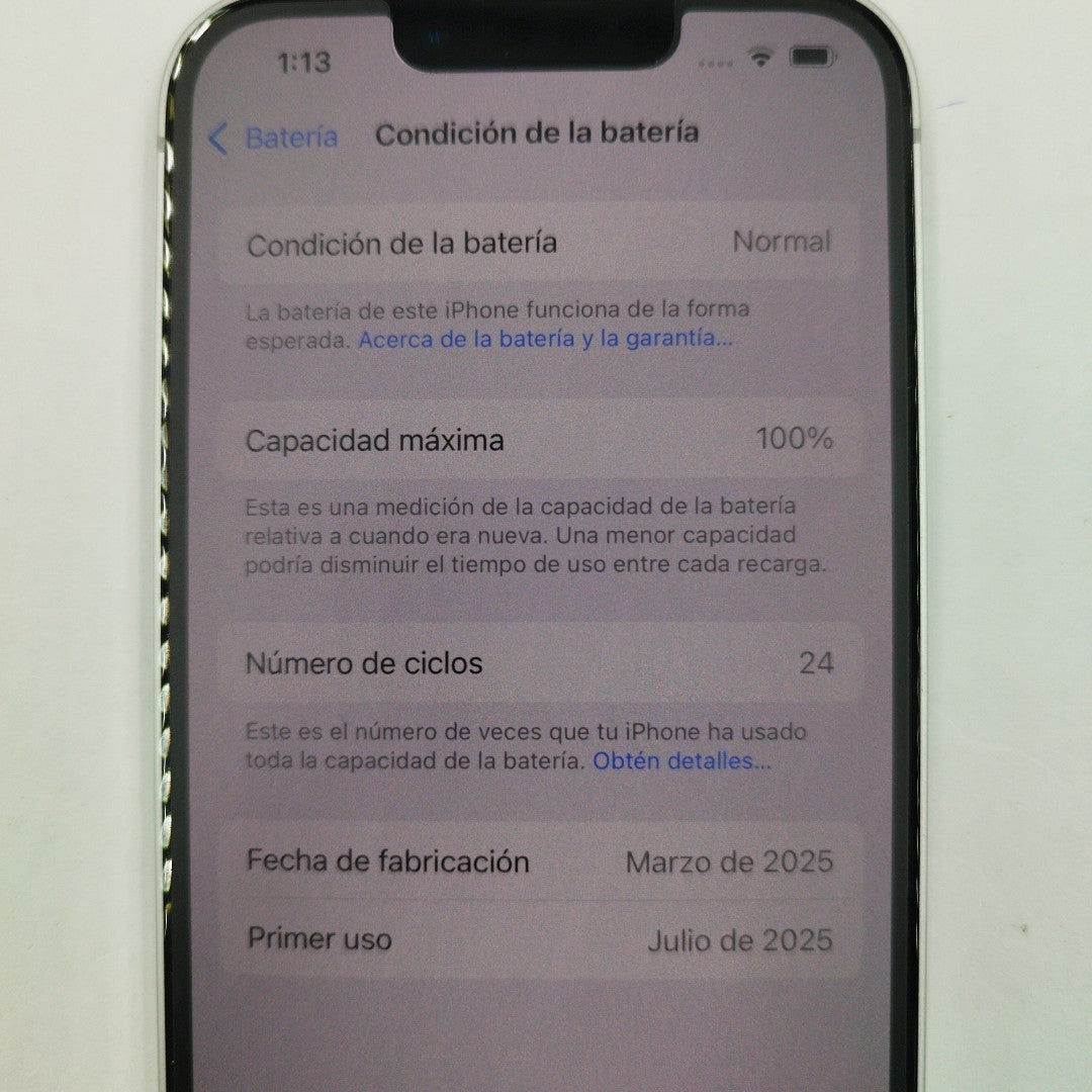CELULAR APPLE IPHONE 16E A3408 (2025) 128 GB 8 GB RAM (SEMINUEVO)