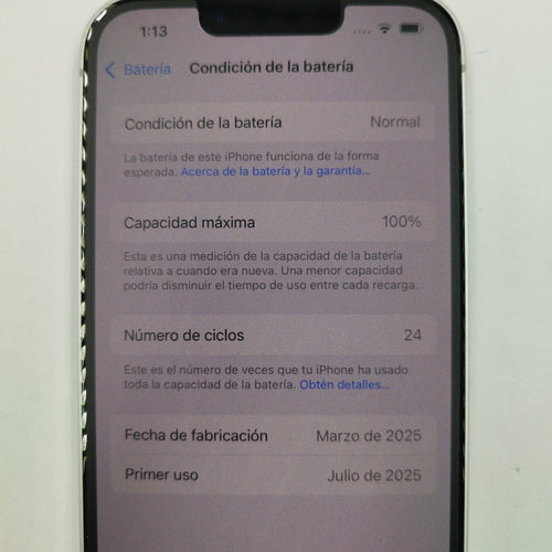 CELULAR APPLE IPHONE 16E A3408 (2025) 128 GB 8 GB RAM (SEMINUEVO)
