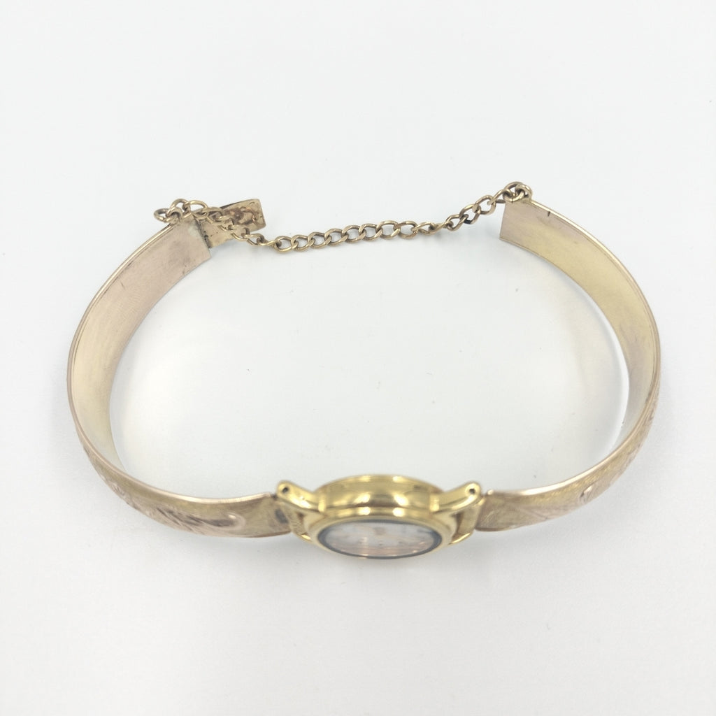 RELOJ CAJA ACERO PULSO ORO ORO 8 K 24,50 GRMS (SEMINUEVO)