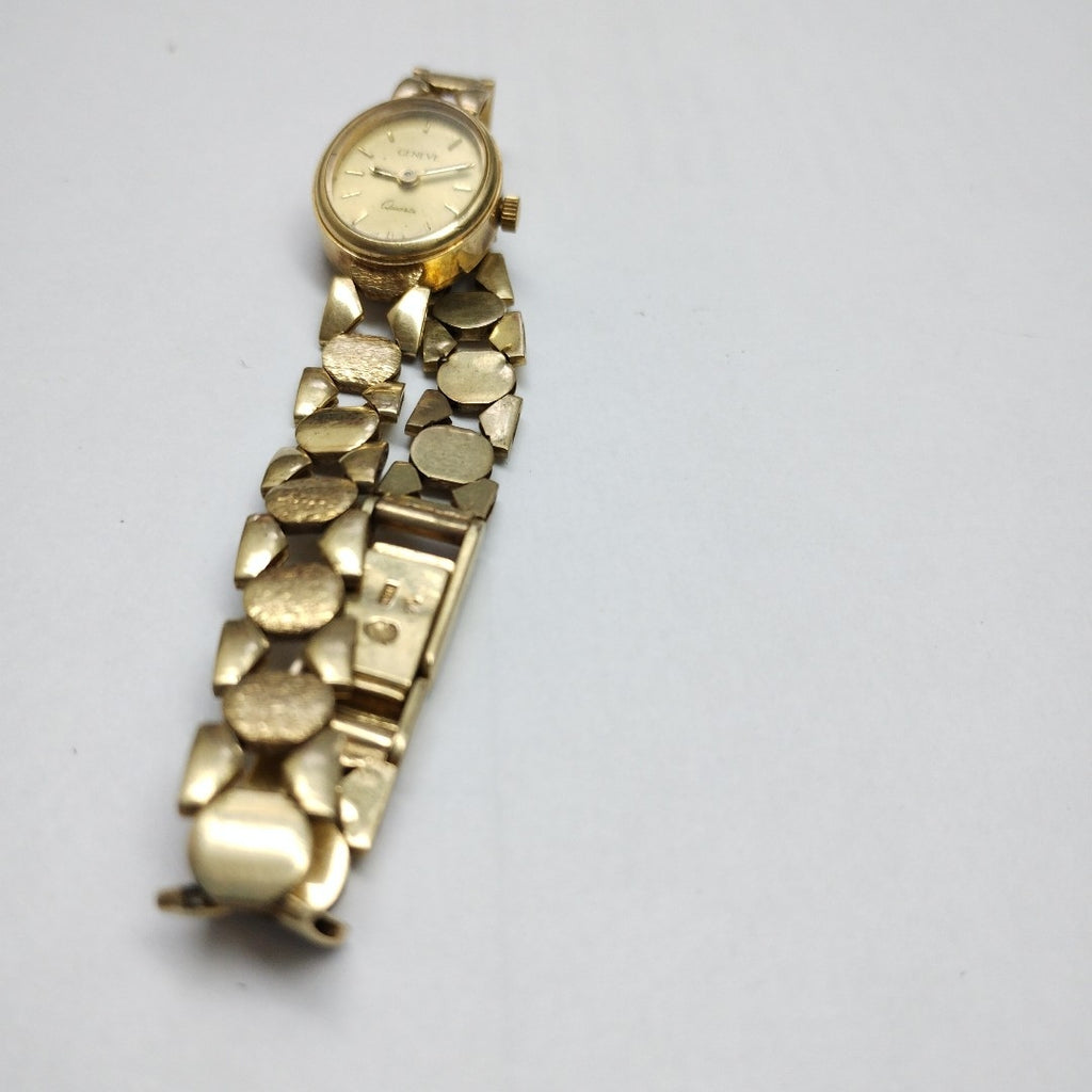 RELOJ CAJA Y PULSO ORO. ORO. 10 K 16.1 GRMS (SEMINUEVO)