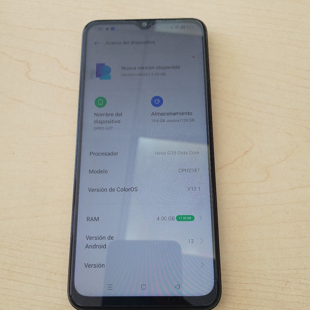 CELULAR OPPO  A57 CPH2387 128 GB 4 GB RAM