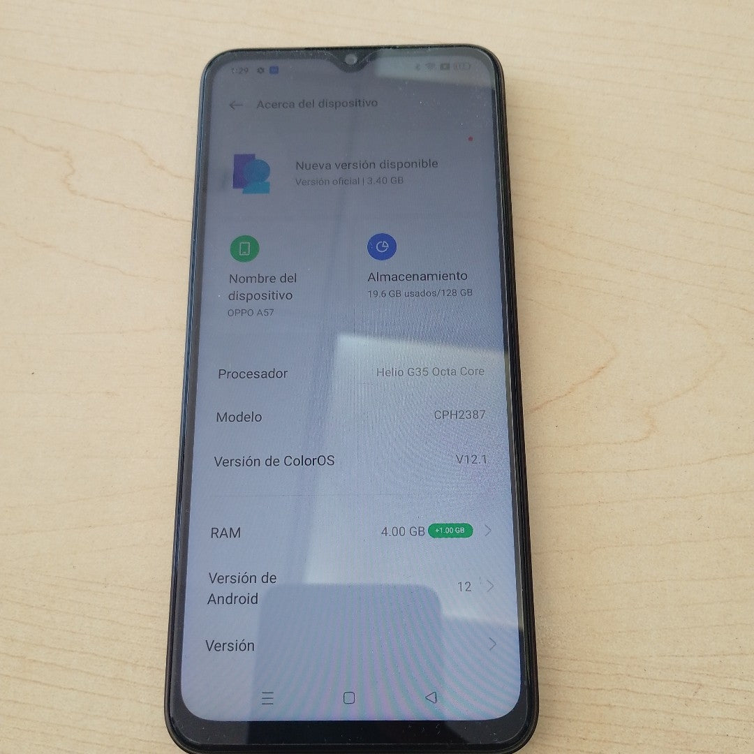 CELULAR OPPO  A57 CPH2387 128 GB 4 GB RAM