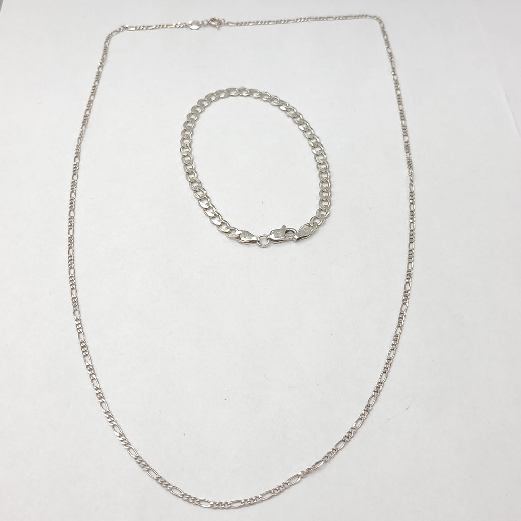 BRAZALETE, CADENA. PLATA. 9.8 GRMS (SEMINUEVO)