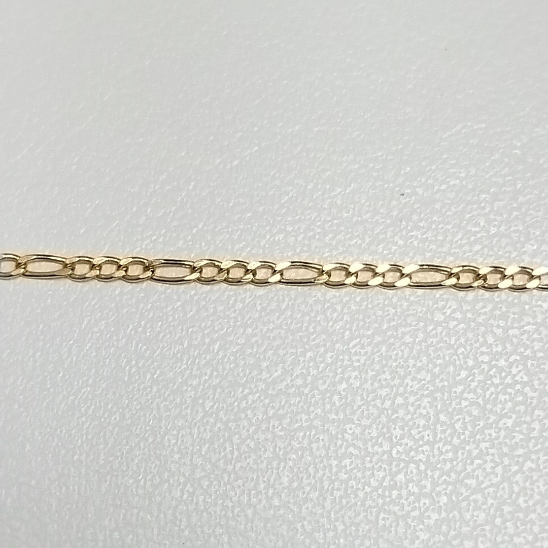 CADENA,CRUCIFIJO ORO COMBINADO 14 K 3,60 GRMS (SEMINUEVO)