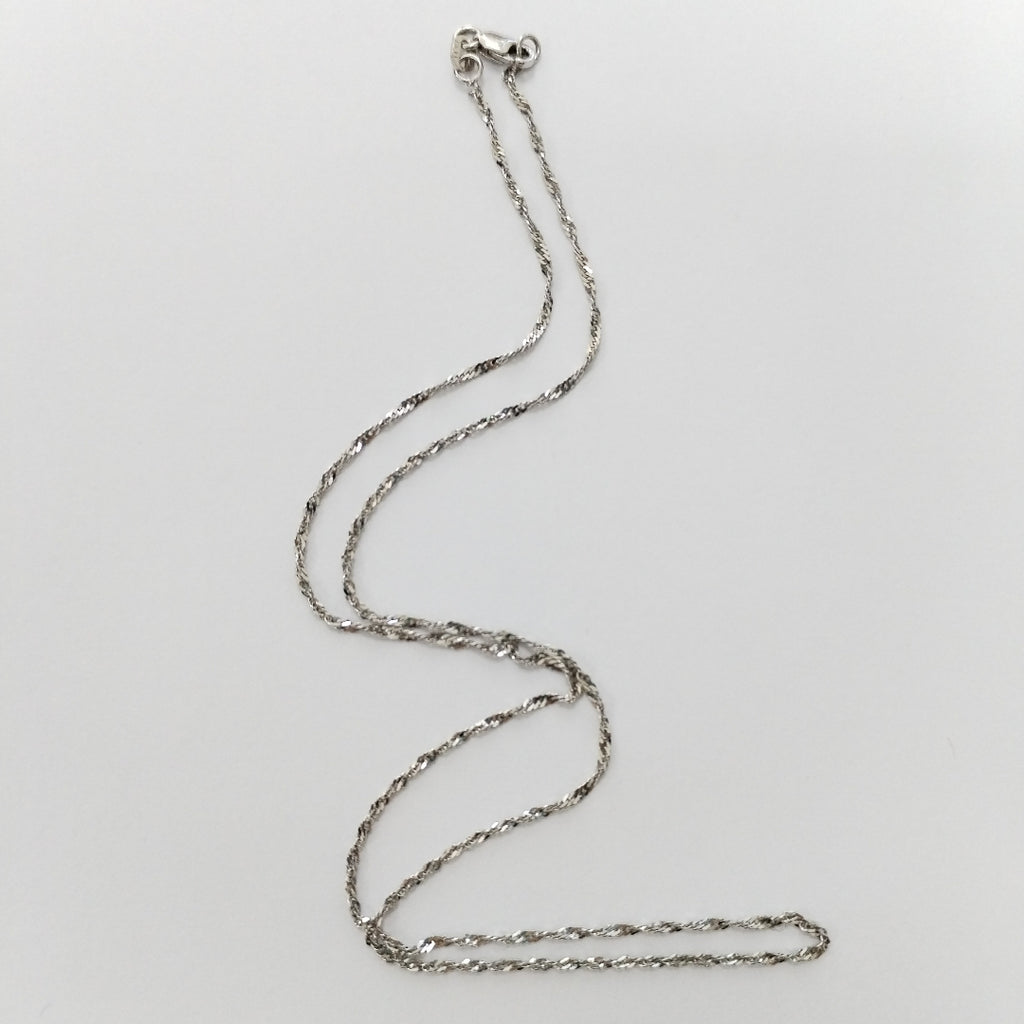 CADENA ORO BLANCO 14 K 1,40 GRMS (SEMINUEVO)