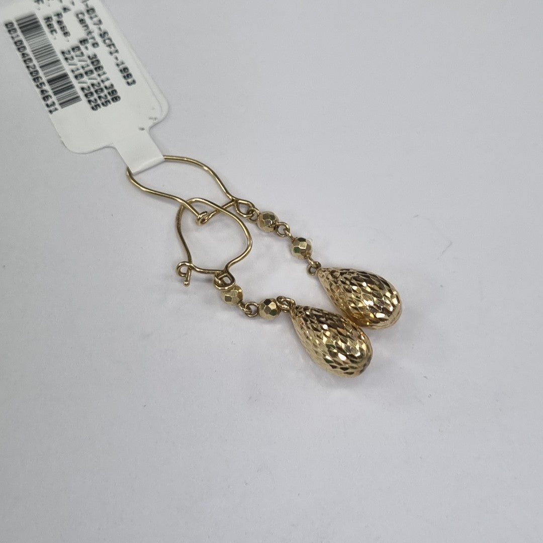 ARETES PAR. ORO. 14 K 1.9 GRMS (SEMINUEVO)