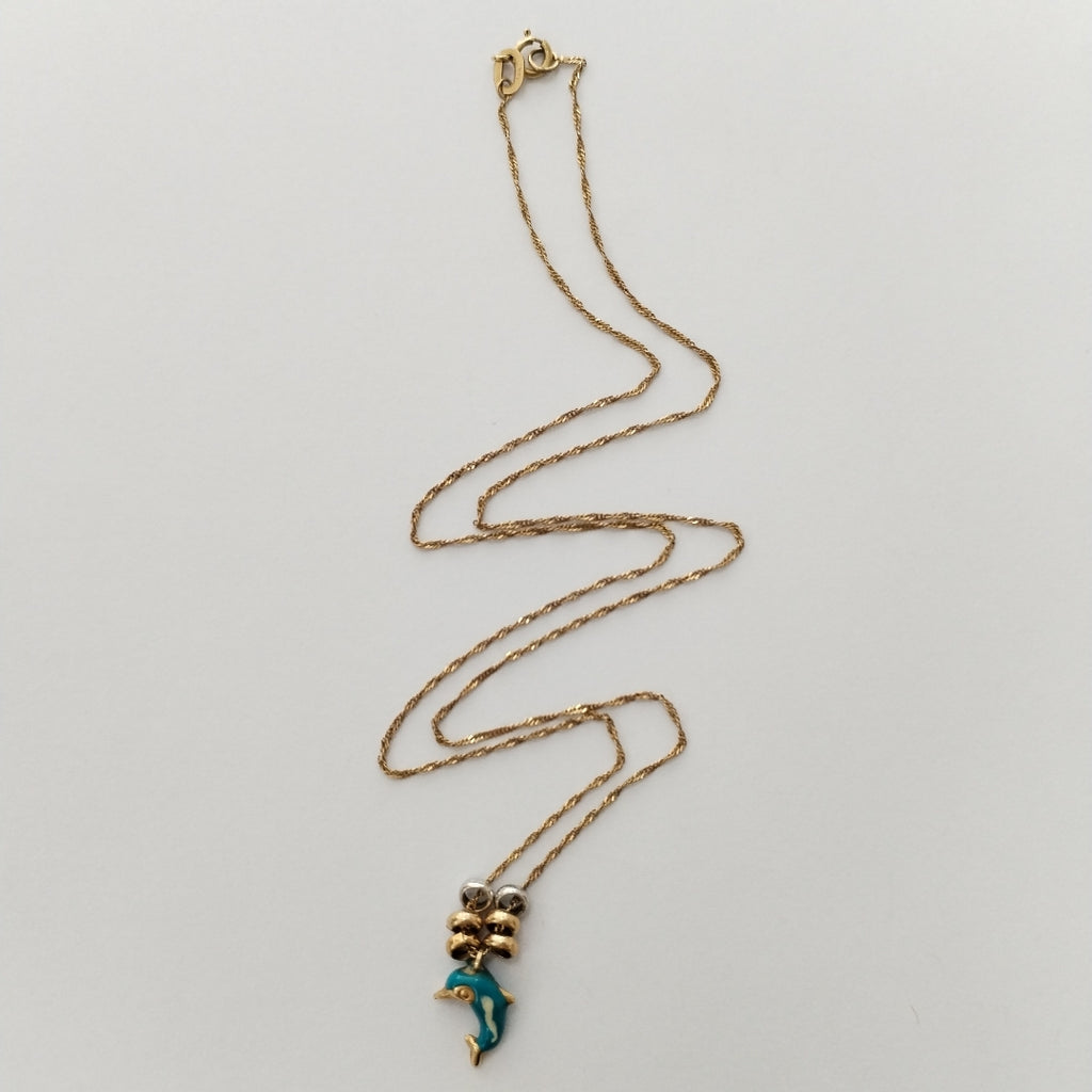 CADENA,DIJE ORO 14 K 1,30 GRMS (SEMINUEVO)
