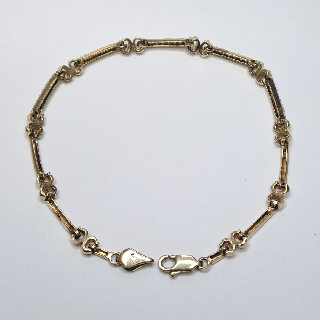 PULSERA. ORO. 14 K 7.6 GRMS (SEMINUEVO)