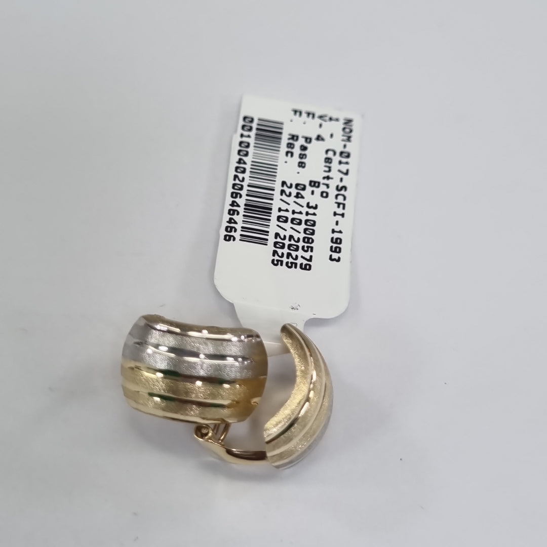 ARETES PAR. ORO. 14 K 2.1 GRMS (SEMINUEVO)