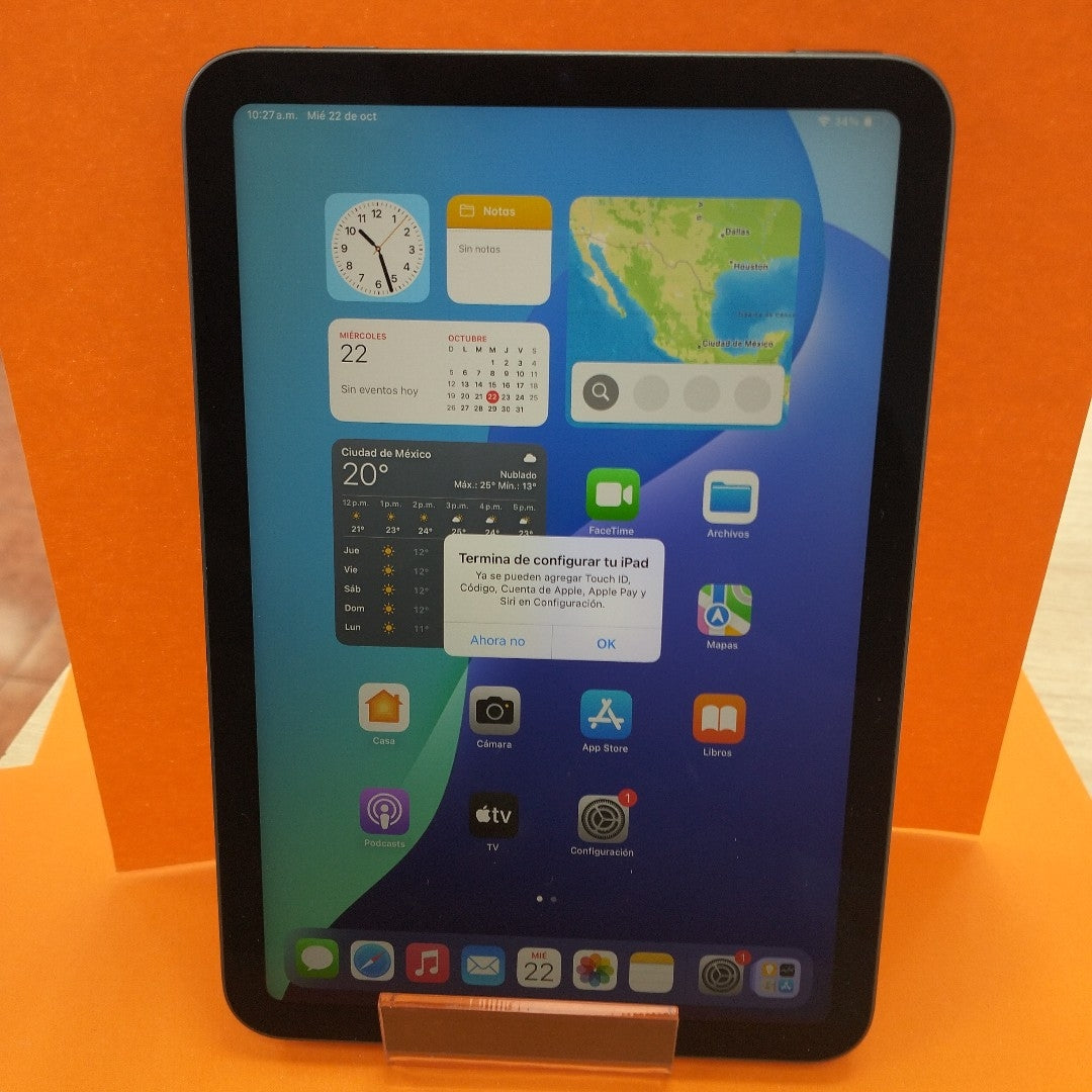 TABLETA APPLE IPAD MINI 6 A2567 256 GB 4 GB RAM (SEMINUEVO)