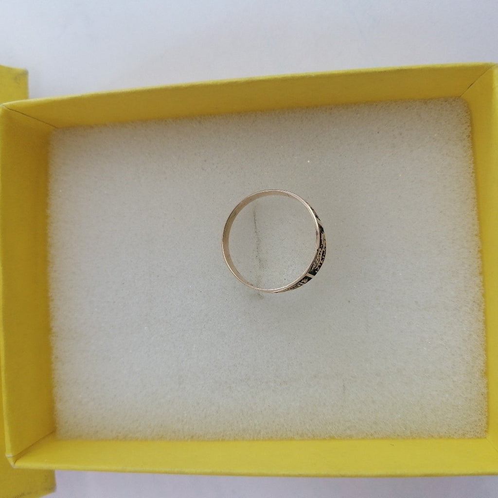 ANILLO DE GRADUACIÓN. ORO. 8 K 1.2 GRMS (SEMINUEVO)