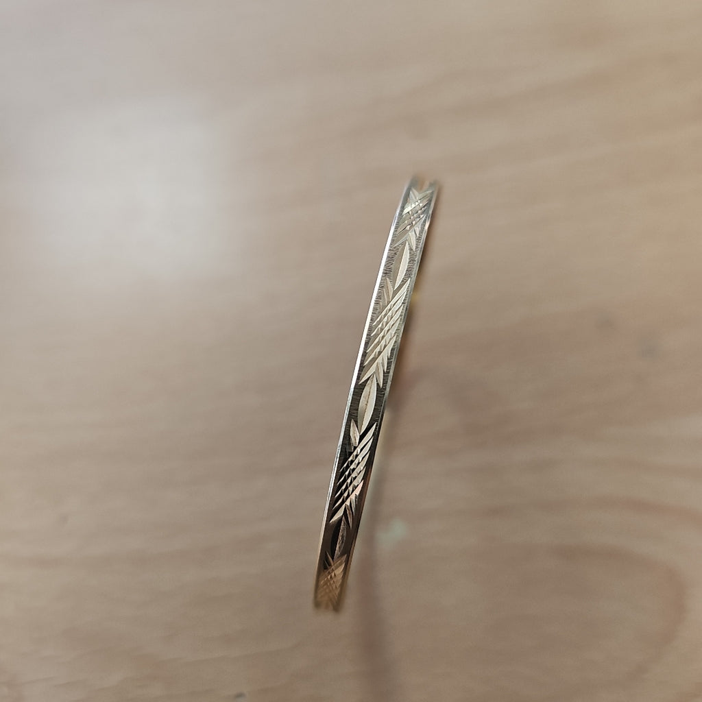 PULSERA RIGIDA ORO 14 K 5,60 GRMS (SEMINUEVO)