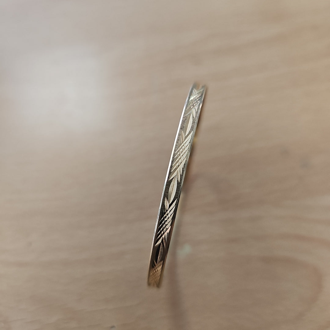 PULSERA RIGIDA ORO 14 K 5,60 GRMS (SEMINUEVO)