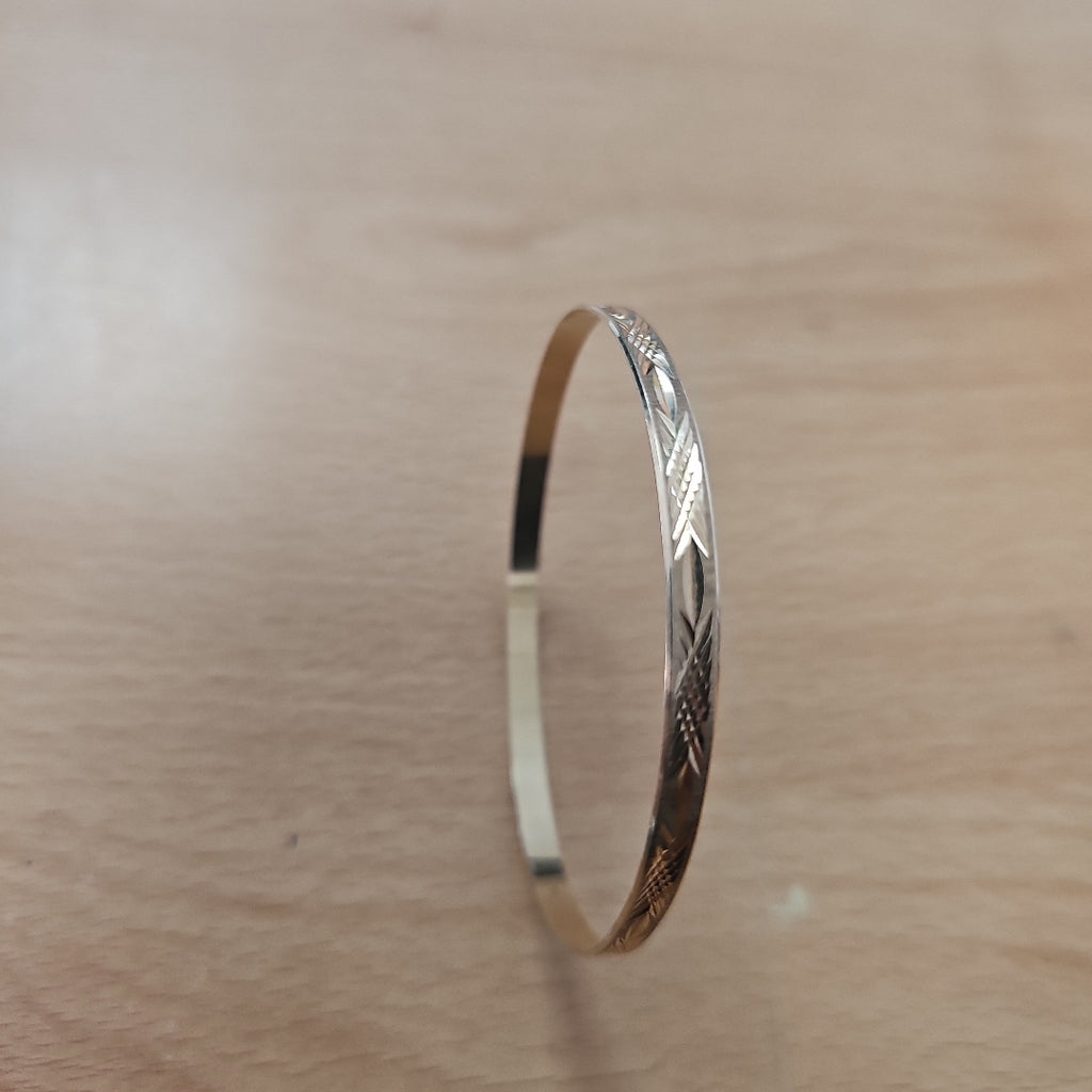 PULSERA RIGIDA ORO 14 K 5,30 GRMS (SEMINUEVO)