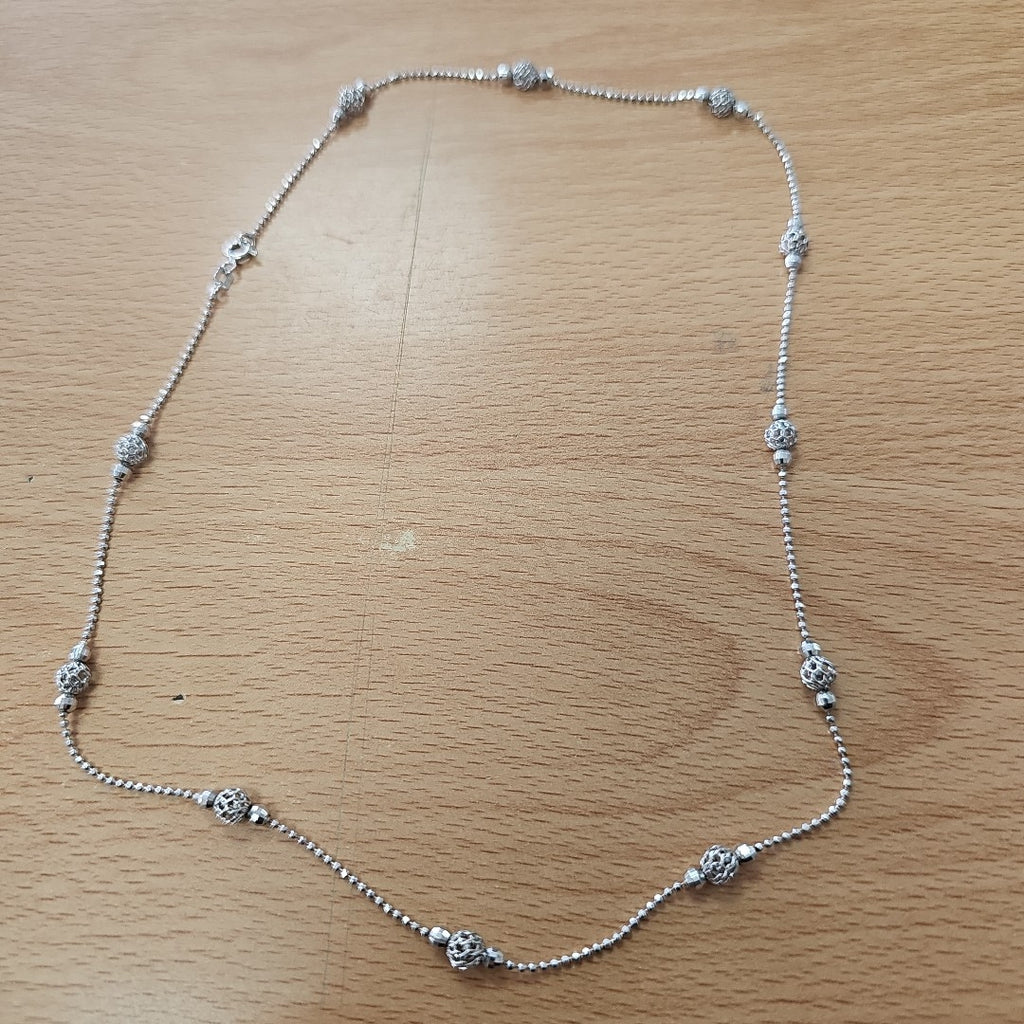 GARGANTILLA ORO BLANCO 14 K 5,70 GRMS (SEMINUEVO)