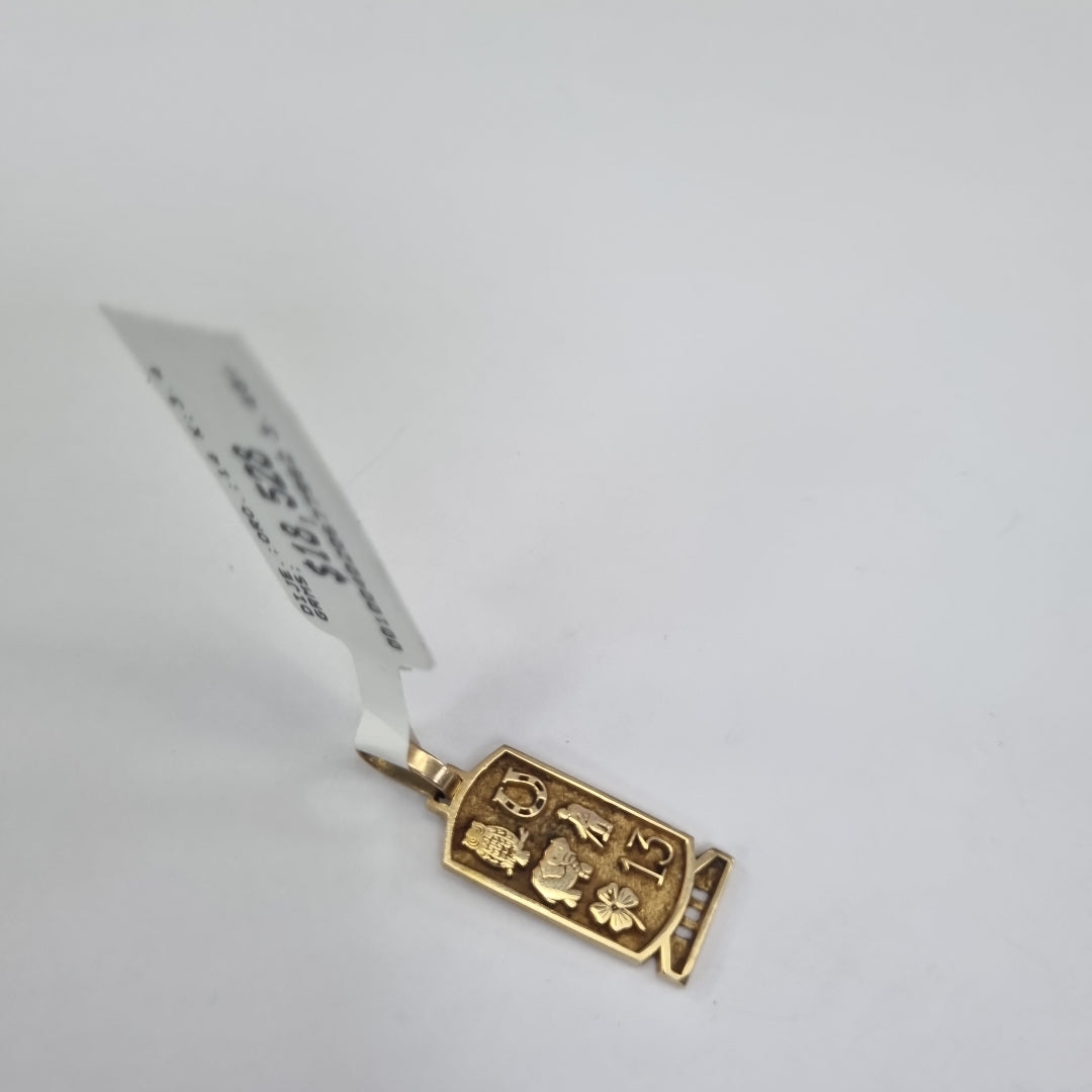 DIJE. ORO. 14 K 3.4 GRMS (SEMINUEVO)