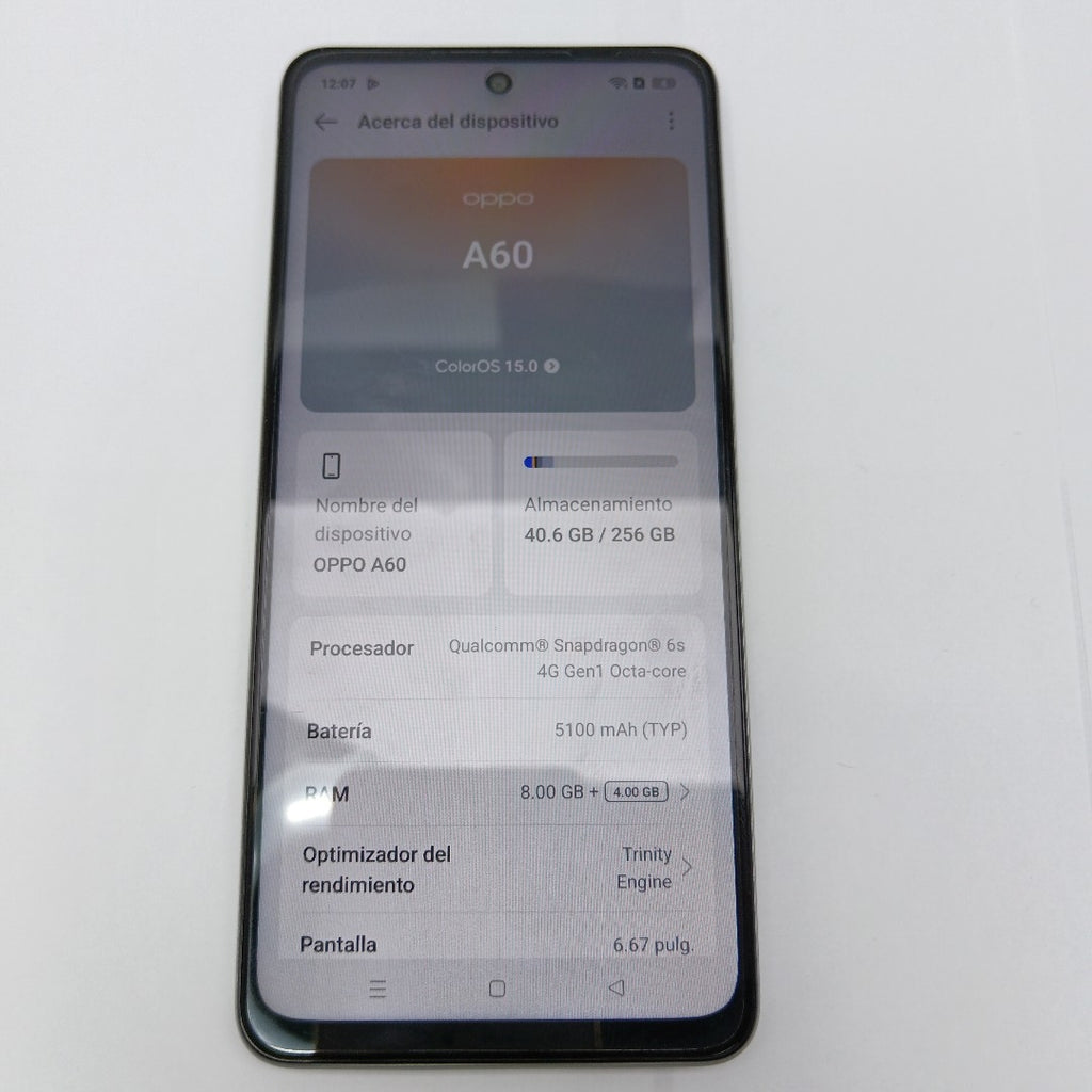 CELULAR OPPO  A60 CPH3669 256 GB 8 GB RAM (SEMINUEVO)