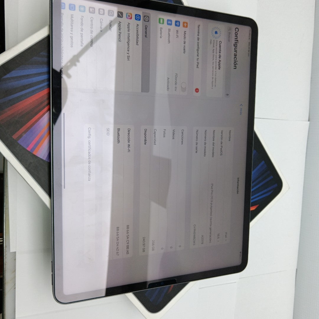 TABLETA APPLE IPAD PRO 5 12.9" A2378 256 GB 8 GB RAM (SEMINUEVO)
