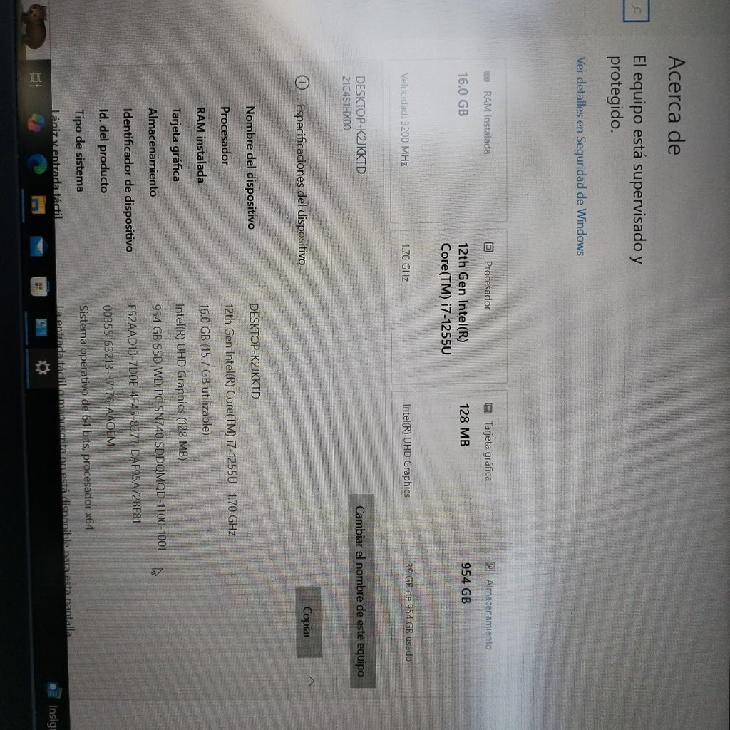 LAPTOP LENOVO THINKPAD L15 GEN 3 (2023) 1 TB SSD 16 GB RAM (SEMINUEVO)