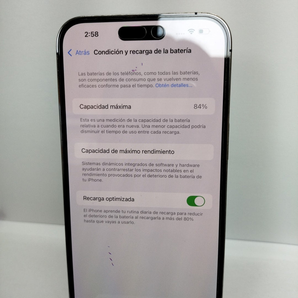CELULAR APPLE IPHONE 14 PRO MAX A2893 128 GB 6 GB RAM (SEMINUEVO)