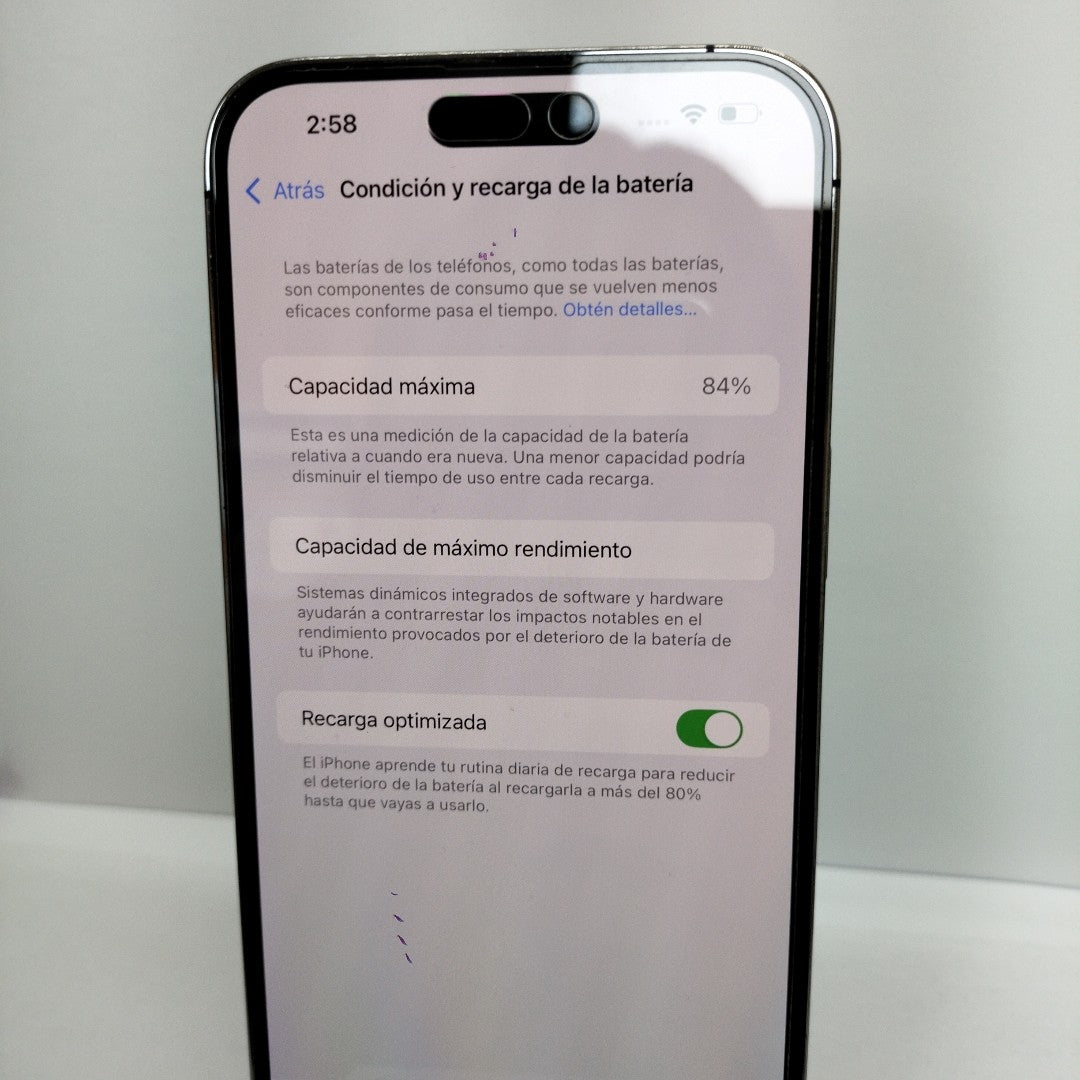 CELULAR APPLE IPHONE 14 PRO MAX A2893 128 GB 6 GB RAM (SEMINUEVO)
