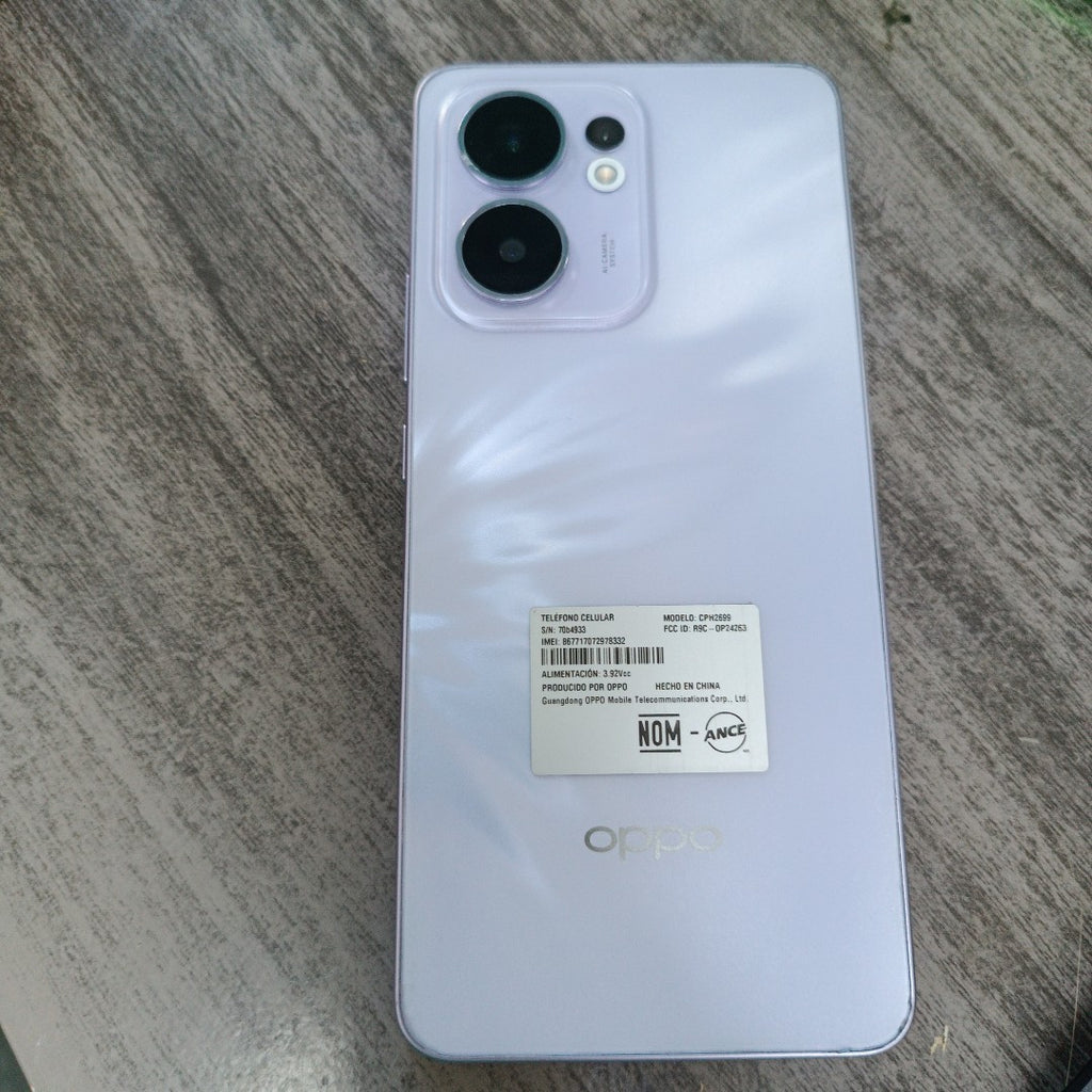 CELULAR OPPO  RENO 13F 5G CPH2699 (2025) 256 GB 12 GB RAM (SEMINUEVO)