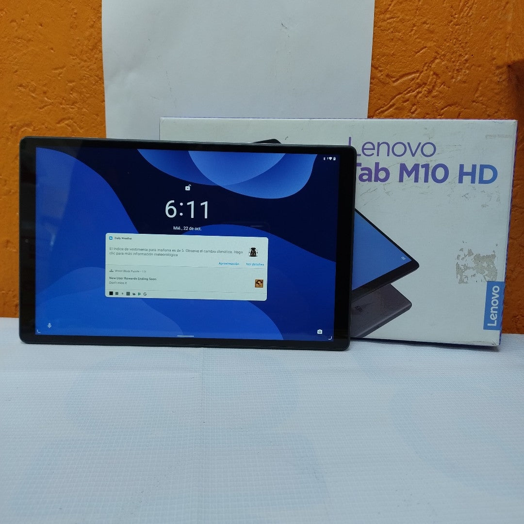 TABLETA LENOVO TAB M10 HD TB-X306F 64 GB 4 GB RAM (SEMINUEVO)