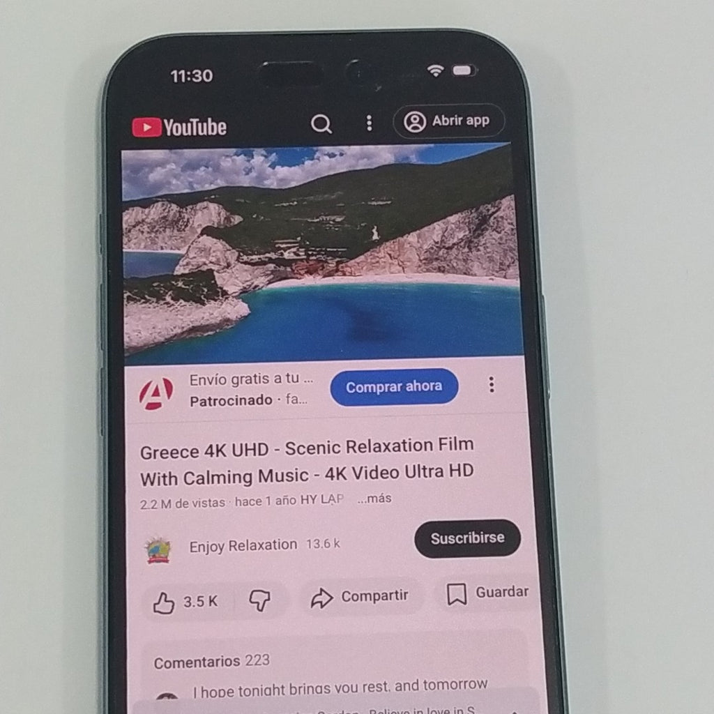 CELULAR APPLE IPHONE 16 A3286 (2024) 128 GB 8 GB RAM (SEMINUEVO)