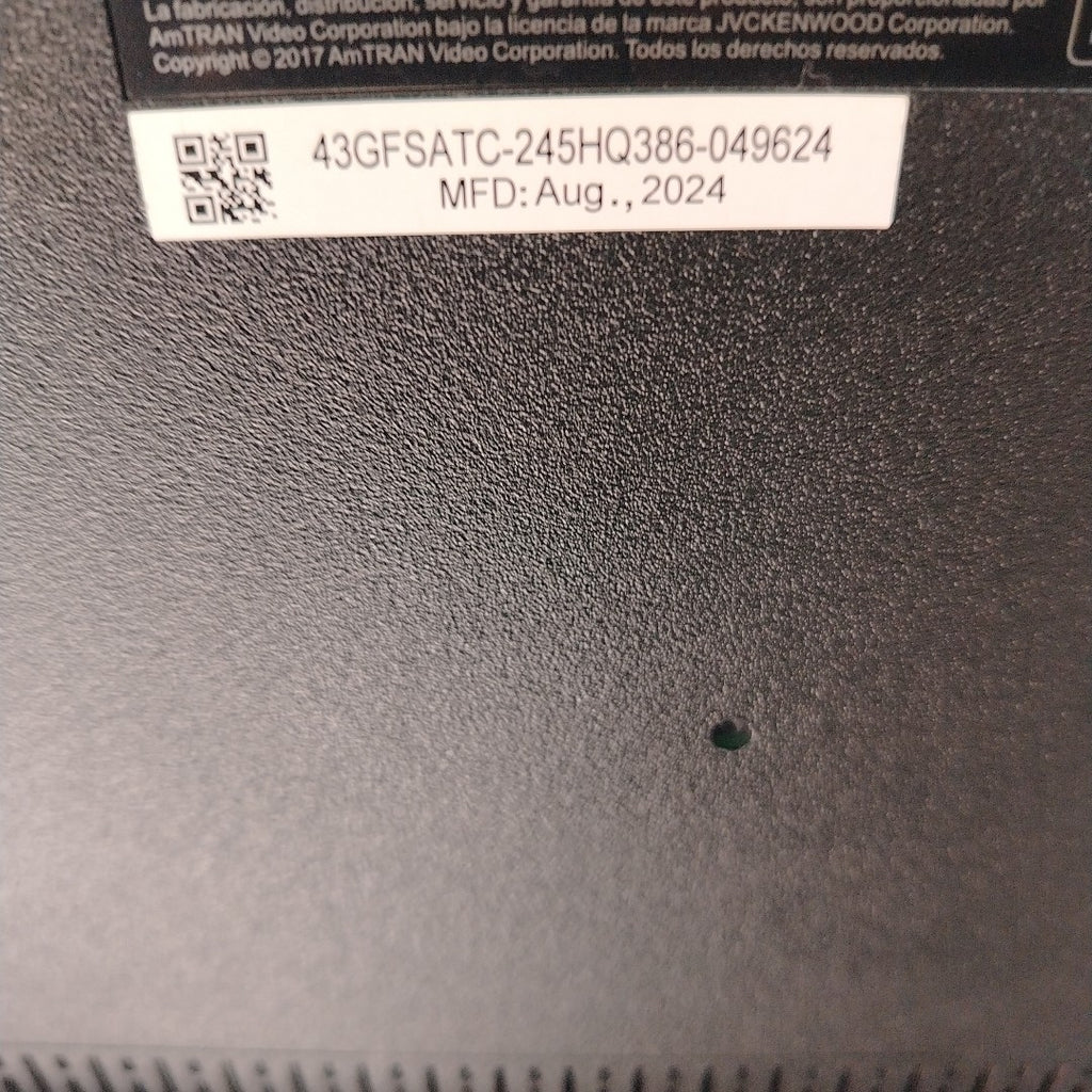 PANTALLA JVC SI43FRF (2024) 43" LED FULL HD (SEMINUEVO)