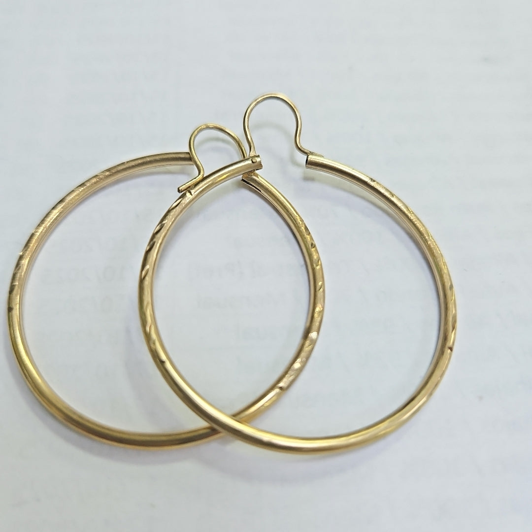 ARRACADAS PAR ORO 10 K 3,50 GRMS (SEMINUEVO)
