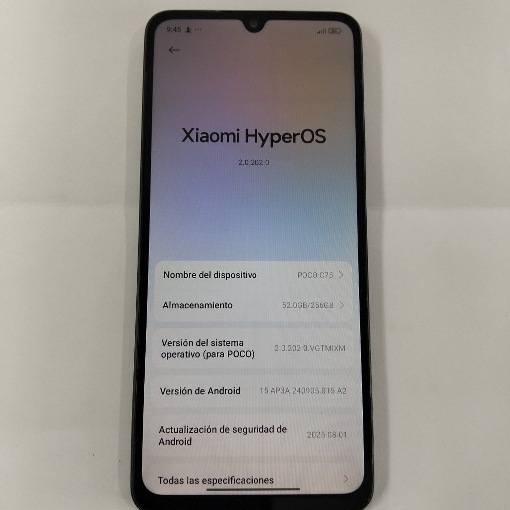 CELULAR XIAOMI POCO C75 2410FPCC5G (2024) 256 GB 8 GB RAM (SEMINUEVO)