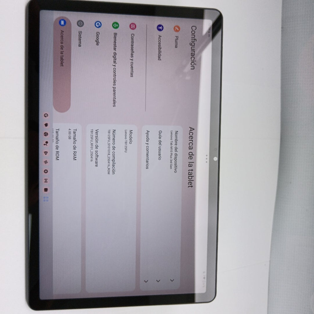 TABLETA LENOVO TAB M10 PLUS 3 TB125FU (2023) 128 GB 4 GB RAM