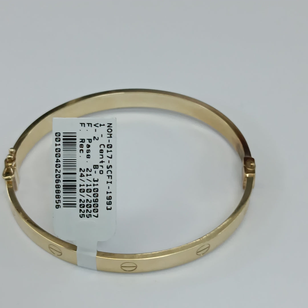 BRAZALETE. ORO. 10 K 8.8 GRMS (SEMINUEVO)