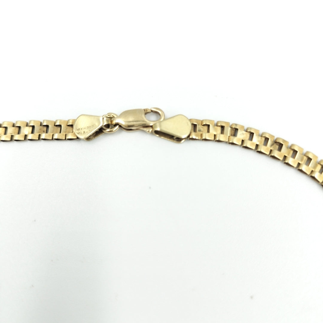 K1 8,30 GRMS 14 K ESPECIFICACIONES COMPLEMENTARIAS GARGANTILLA T/TIPO ROLEX ORO (SEMINUEVO)