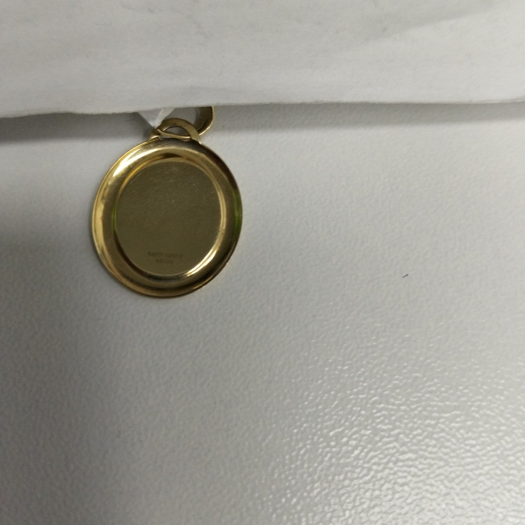 10023REL00000B846 FRD12 MEDALLA PRIMERA COMUNION NIÑO ORO 14K 0.9GRS (NUEVO)