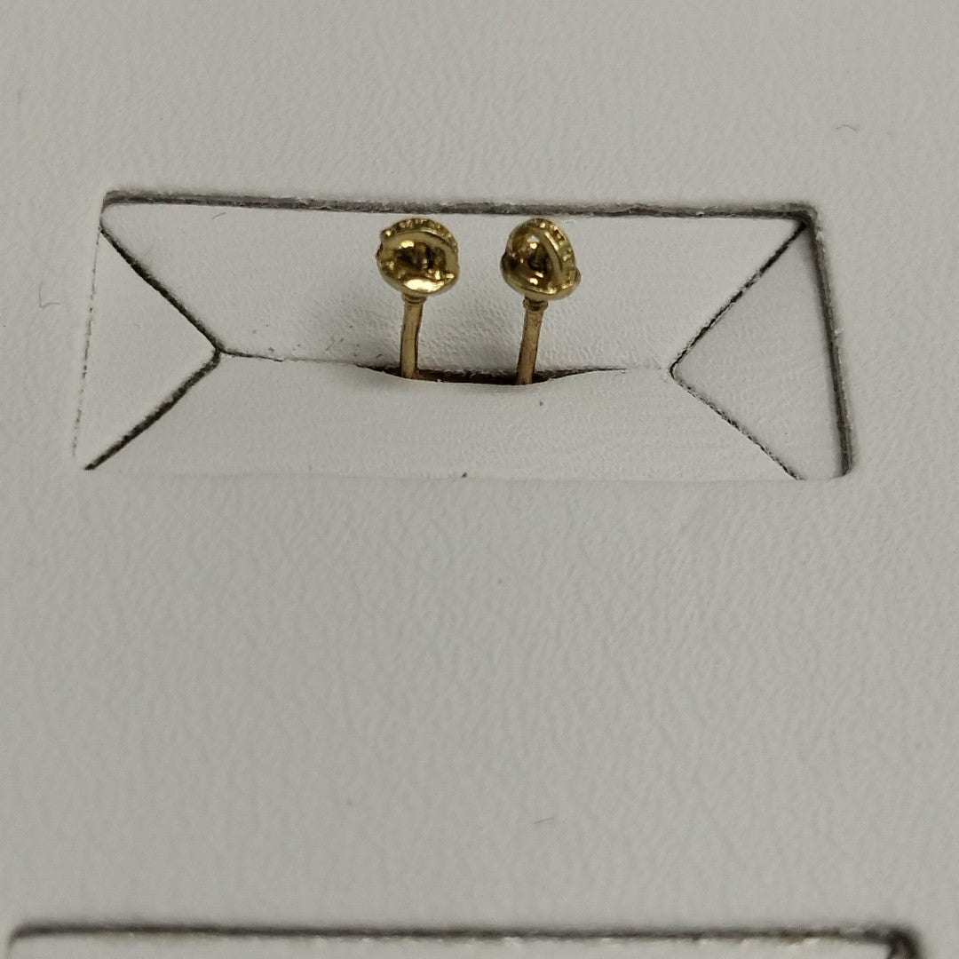 BROQUELES ORO 14K 1 (NUEVO)