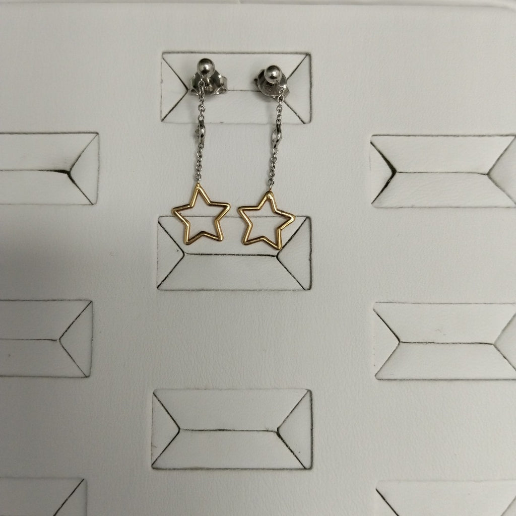 10295BRO00000B2362 FRD19 BROQUEL 2 OROS ESTRELLA COLGANTE ORO 14K 1.6GRS (NUEVO)