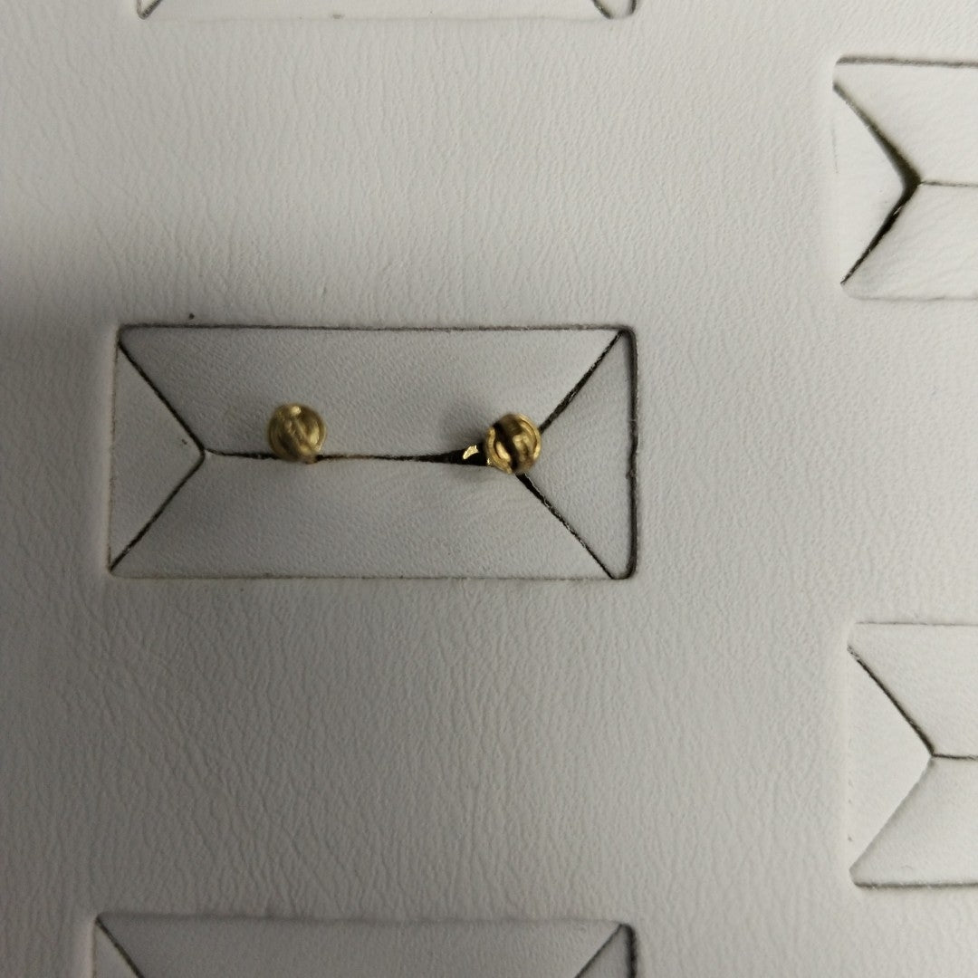 BROQUELES ORO 14K 1 (NUEVO)