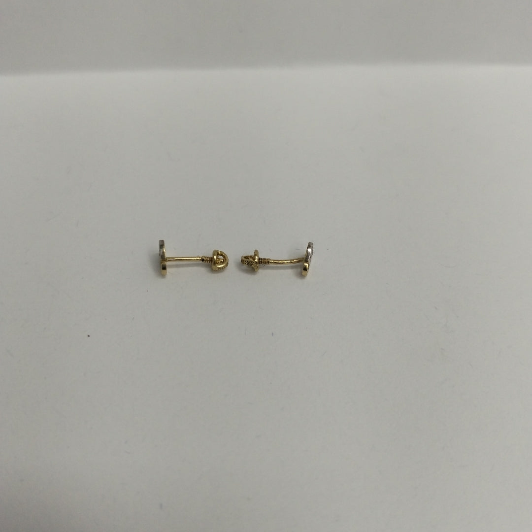 BROQUELES ORO 14K 1 (NUEVO)