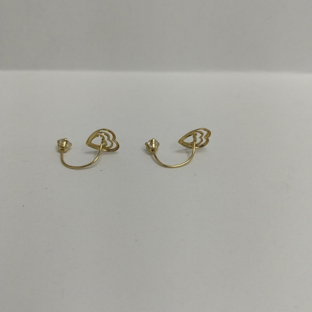 BROQUELES ORO 14K 1 GRS (NUEVO)