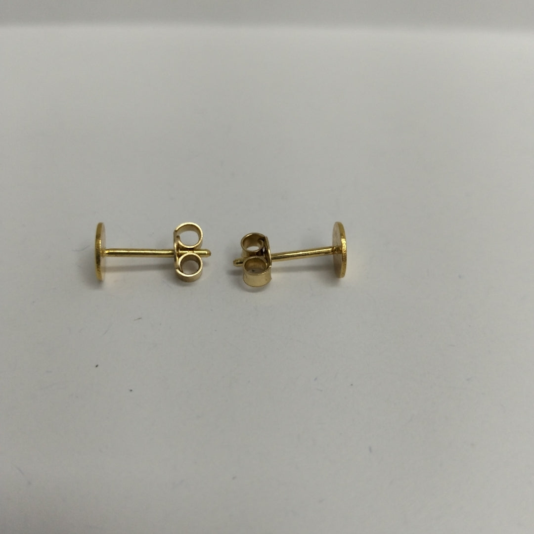 10023BRO00000B1915 FRD12 BROQUEL DE CIRCULO ORO 14K 0.9GRS (NUEVO)