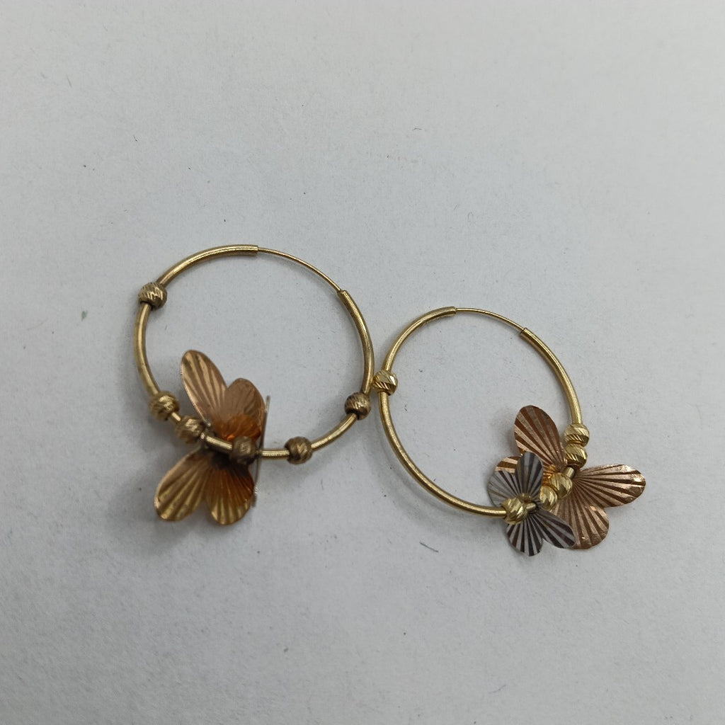 ARRACADAS PAR. ORO. 14 K 3.4 GRMS (SEMINUEVO)