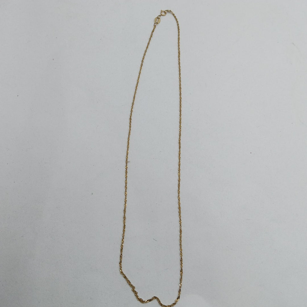 CADENA. ORO. 10 K 0.9 GRMS (SEMINUEVO)