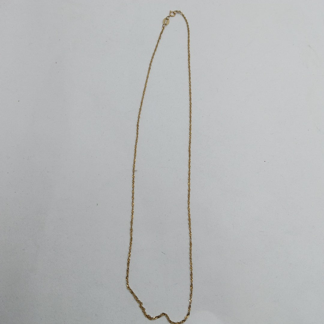 CADENA. ORO. 10 K 0.9 GRMS (SEMINUEVO)